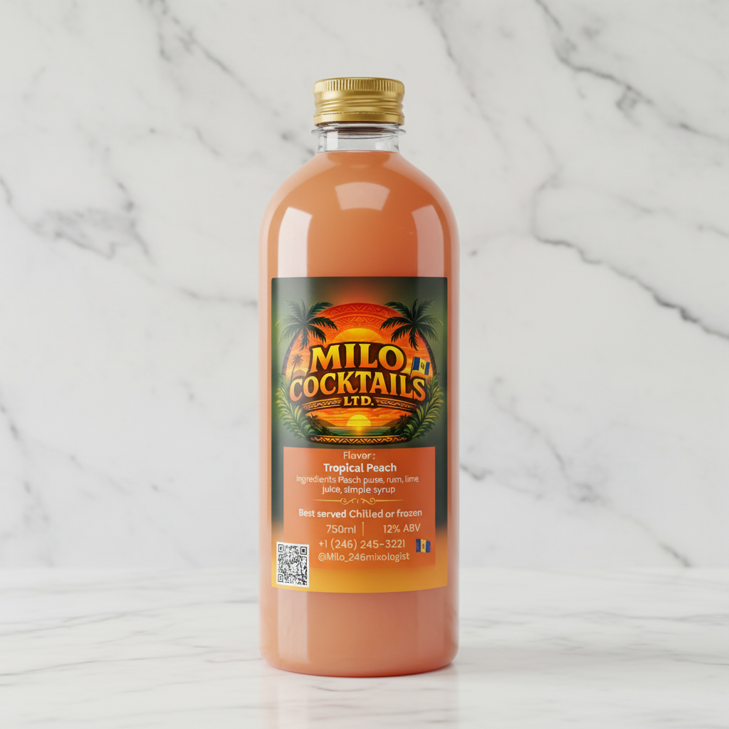 Buss ah Nut Peach 750ml - Branded